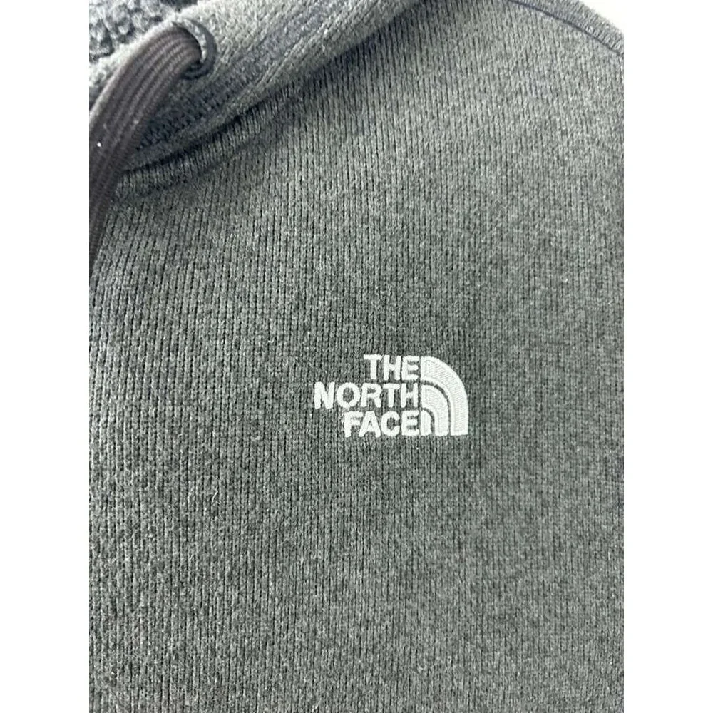 The North Face Men's XXL Hoodie 1/4 Button Sweatshirt Charcoal Gray